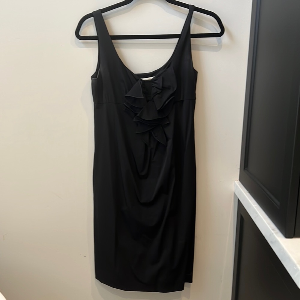 Black Diane Von Furstenberg dress stretchy fabric above the knee